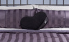 Decor Heart Wedge In Black Velvish