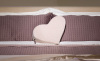 Decor Heart Wedge In Buckwheat Velvish