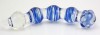 Blue Bubbles Glass Dildo by RubyGlass21