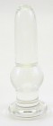 Clear Glass Anal Plug