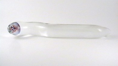 Clear Venus Glass Dildo by RubyGlass21