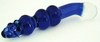 Blue Triple-X Galaxy Glass Dildo by RubyGlass21