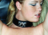 Black O-ring Collar With 6 Centered Spikes