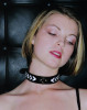 Black And White Herringbone Collar