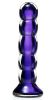 Simply Blown Shudder Hand Blown Glass Dildo, Medium, Amethyst