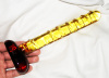 Pyrex Glass Golden Corkscrew Cock