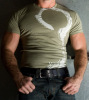 Mens Green Stockroom Handcuff Tshirt