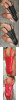 Armbinders Zipper Red SmallMedium
