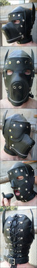 Dog Face Hood w/ Blindfold, Small/Medium