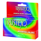 12-Packs Assorted Colors Condoms Case of dozen Packs