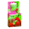 3-Packs Strawberry Flavored NON-Lube Condoms case of dozen packs