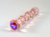 Crystal Delights Pink Star Delight Pyrex Glass Dildo supporting Breast Canc