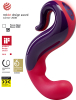 DeLight Luxury Vibrator Violet And India Red