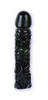 Rubber dildo black 8 inch