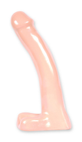 16 inch cock with balls beige