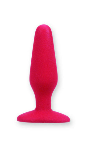 Butt Plug- Red- Slim Medium