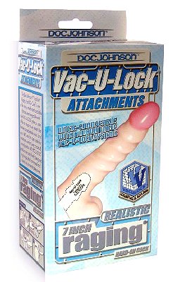 Raging Hard-on 7 inch Cock Vac-U-Lock