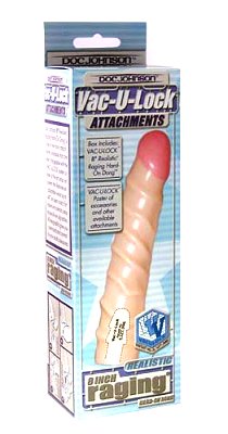 Raging Hard-on 8 inch Cock Vac-U-Lock