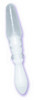 Vac u lock handle w/ clear anal plug