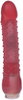 Vibro Wonder Bumpy Dick Vibrator - Red