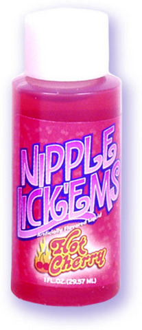 DJ1307-01 Nipple Lick'ems- Hot Cherry