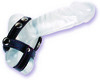 3 Piece Black Leather Cock and Ball Divider