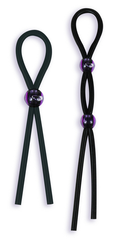 Silicone Cock Ties Cockring – Black