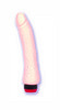 Barbara Dare's My Pleasure vibrator: 7 inch beige rubber multi-speed vibrator with a realistic cock design. - $16.56