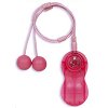 Vivid Double Bubbles Monique Pink: The ultimate multi-speed vibrating Benwa ball combo - $20.01