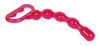 Acrylic Beaded Pleasure Wand - Pink