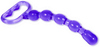 Acrylic Beaded Pleasure Wand - Purple