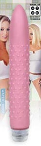 Slim Caress 8 inch Vibrator - Pink