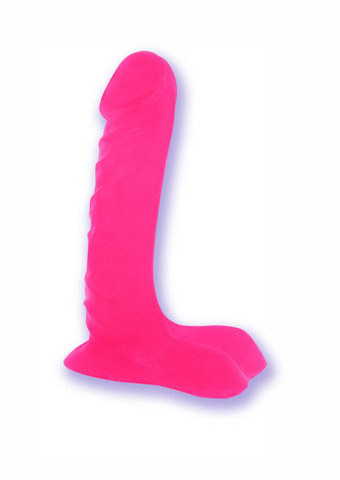 DJ6009-01 7 inch UR3 Jelly dildo with ballsy base -Red
