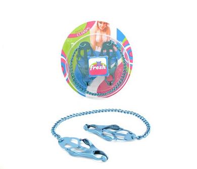 Clover Nipple Clamp Blue