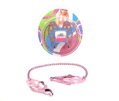 Clover Nipple Clamp Pink