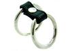 Leather/Metal Double Cockring