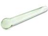 Dildo Boro Glass Sleek Wand Clear