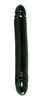 12 Inch Smooth Black Double Dildo