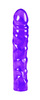 7.5 inch lavender translucent gel dildo