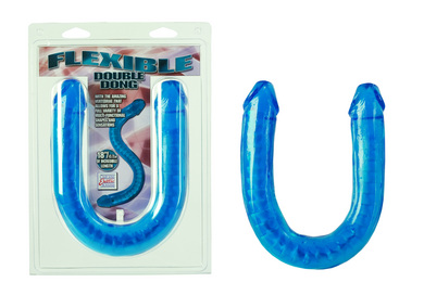 Double dong with vertebra, blue
