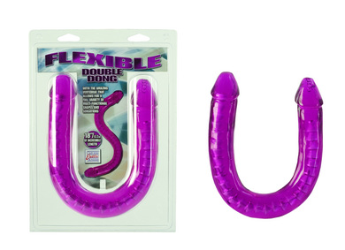 Double dong with vertebra, lilac