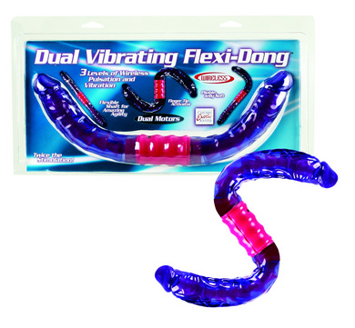Dual vibrating flexi-dong