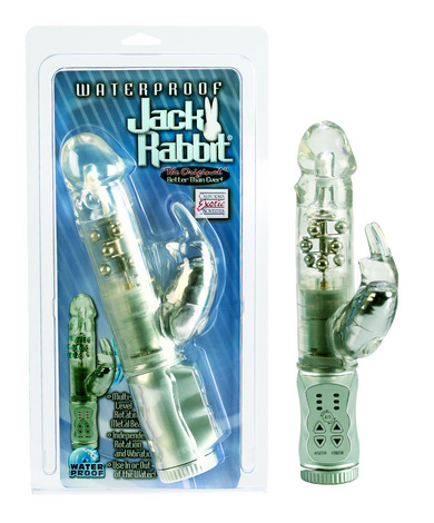 Jack Rabbit Waterproof Vibrator - Clear