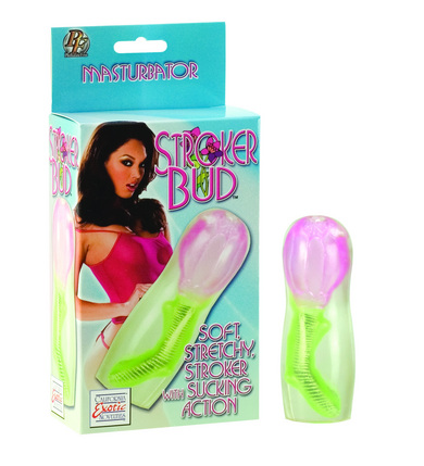 Soft  stretchy stroker with sucking action