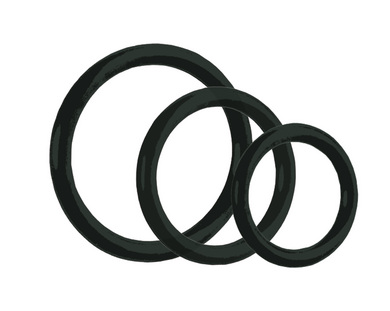 Tri-rings – black