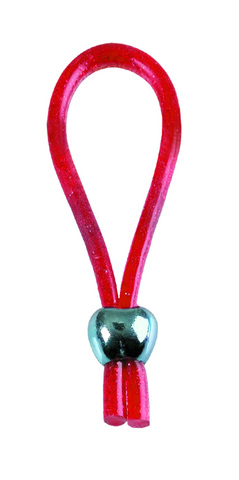 Adjustable Loop Cock Ring – Red