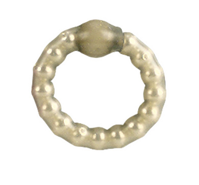 Pearl beaded prolong ring – smoke
