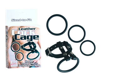 Leather Cock Cage