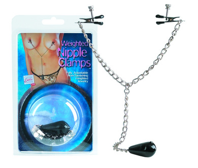 Weighted nipple clamps