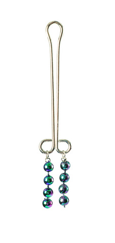 Cleopatra clit jewelry  metallic pearl